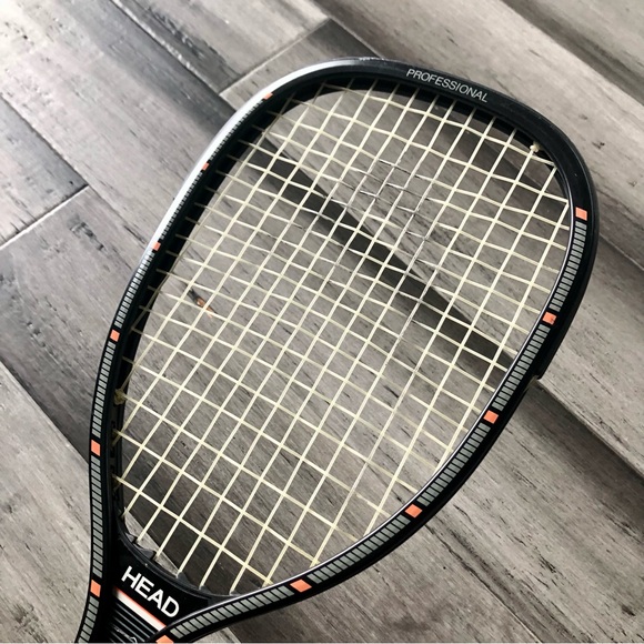 Vintage 1980s Head Professional Racquetball Racquet with Head Cover Case - Picture 5 of 13